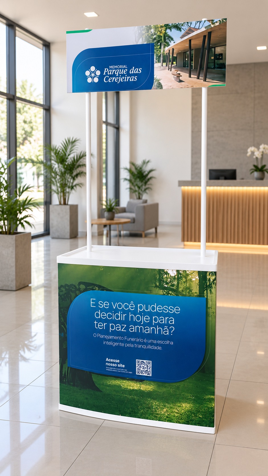 Balcao Promocional Personalizado Com Testeira