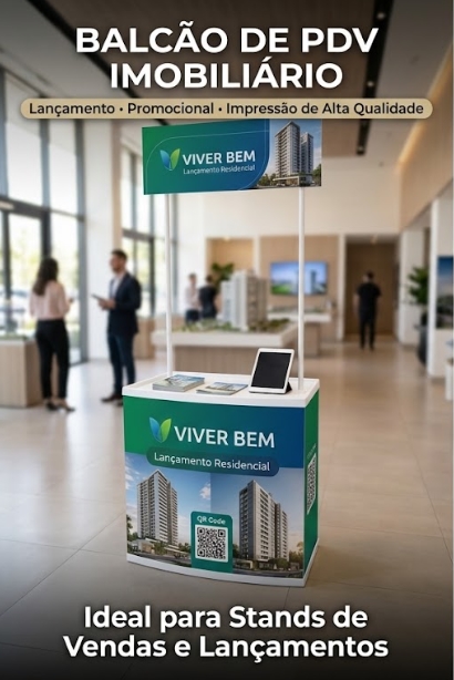 Balcão Promocional para Ponto de Venda (PDV)