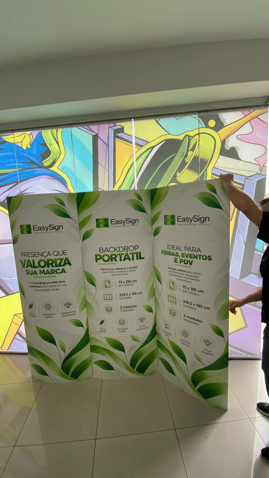 Backdrop Portatil Painel