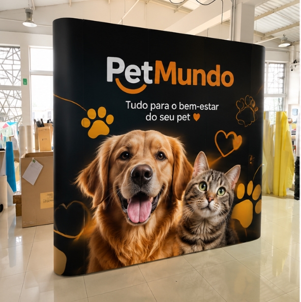 Estrutura Backdrop Pop Up Reto 6 Chapas 4,34x2,30m