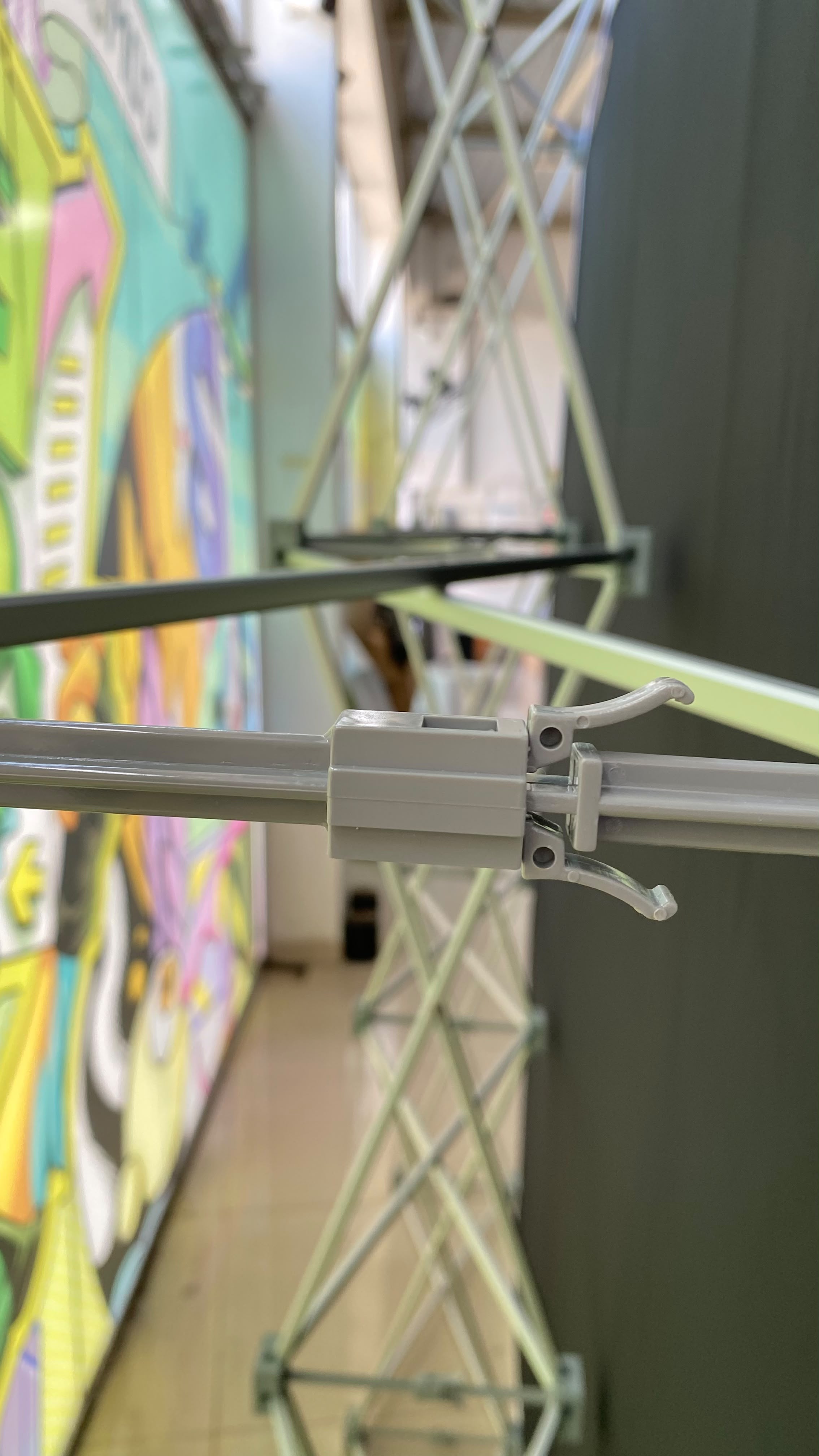 Detalhes De Trava Do Painel Retratil