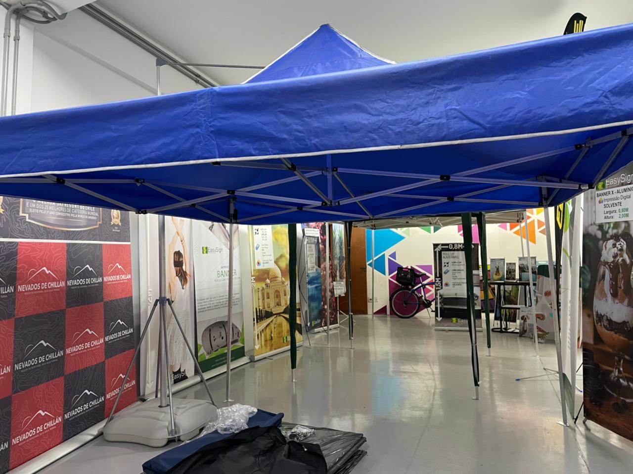 Nova estrutura de tenda personalizada EasySign