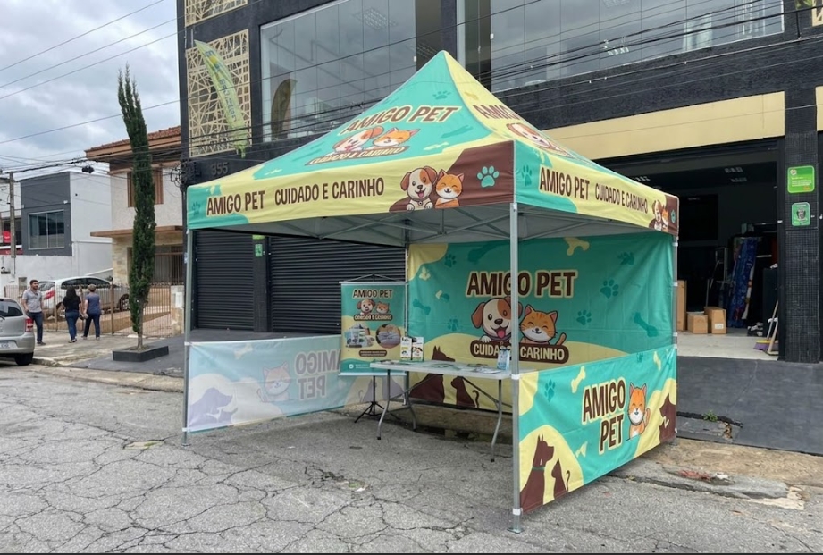 Tenda 2X2 Para Eventos com cobertura personalizada