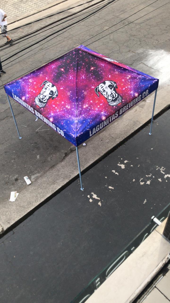 Cobertura de tenda 3x3 em ferro