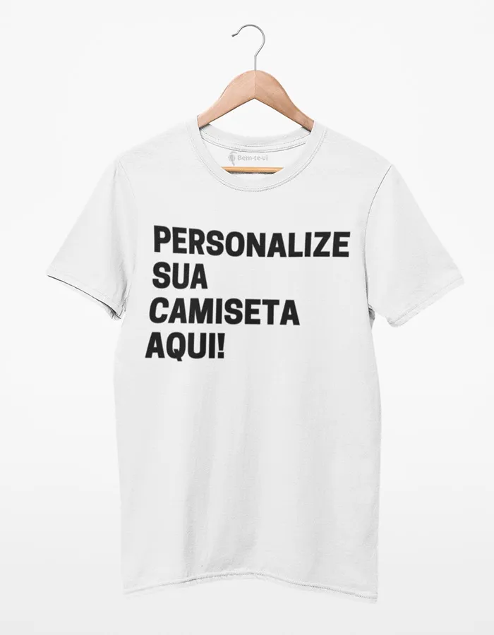 Camiseta Personalizada 100% Algodão