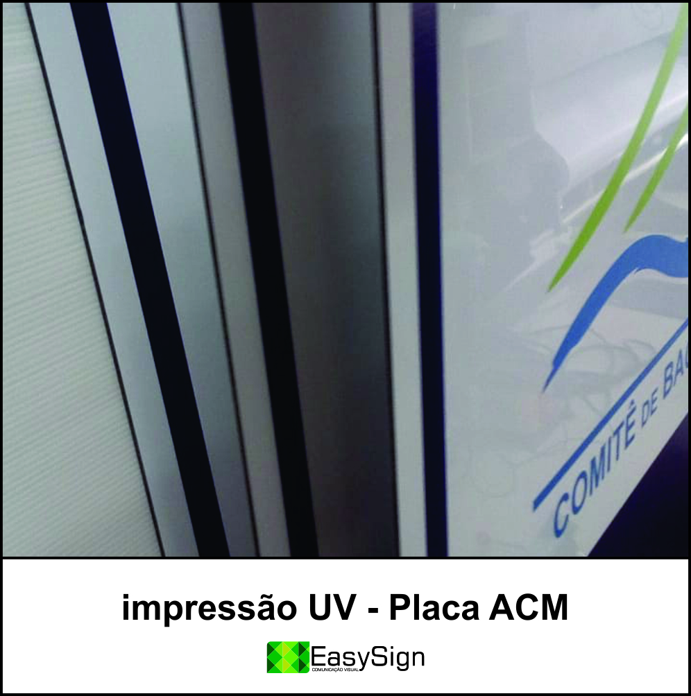 Impressão Digital UV em chapa ACM