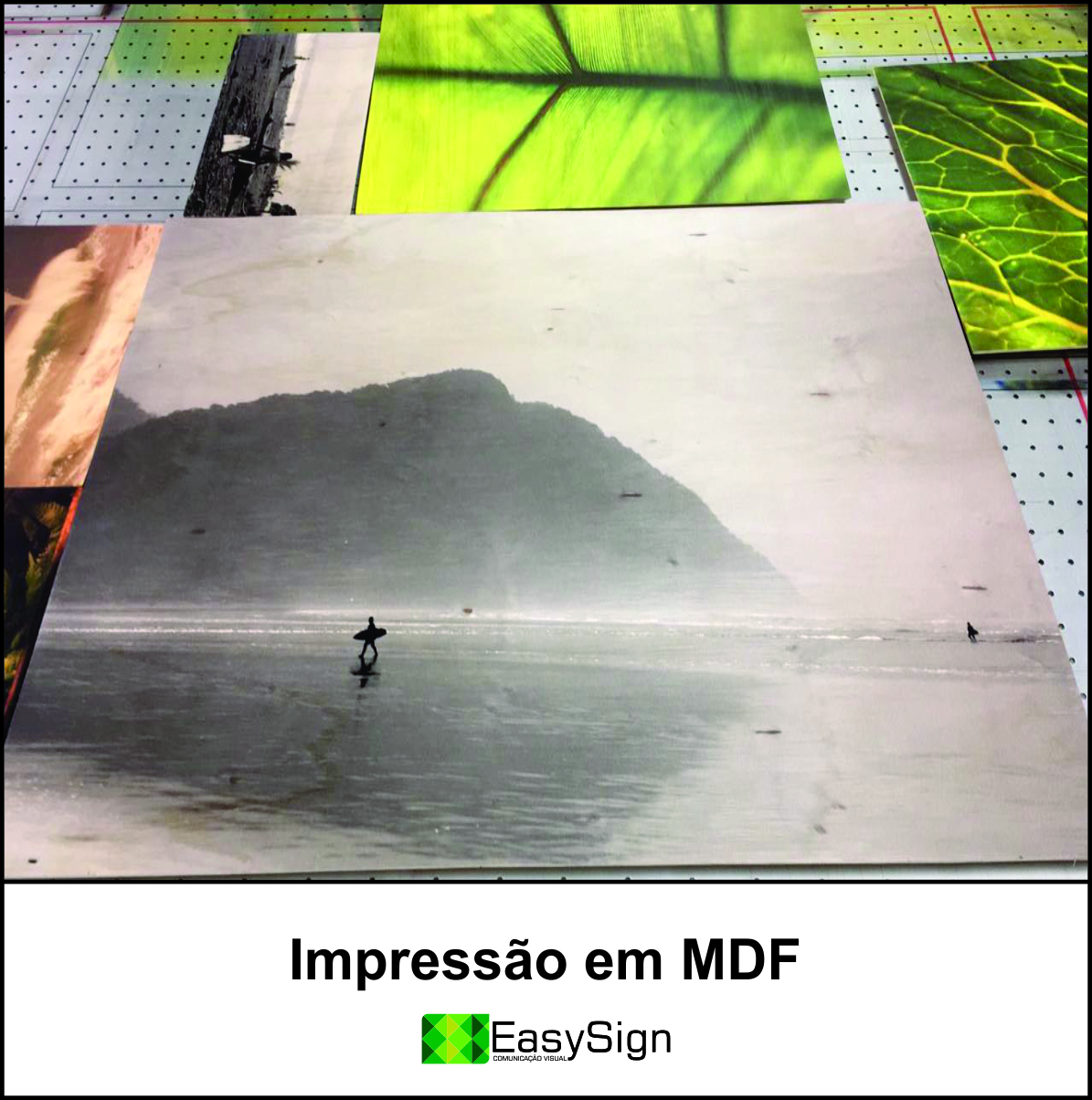 Impressão Digital UV em Chapa MDF Compensado