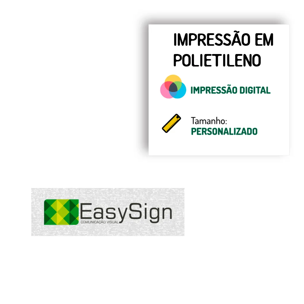 Impressão Digital UV em chapa Polietileno