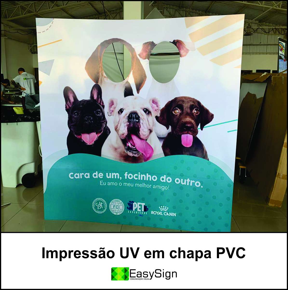 Impressão Digital UV em chapa PVC