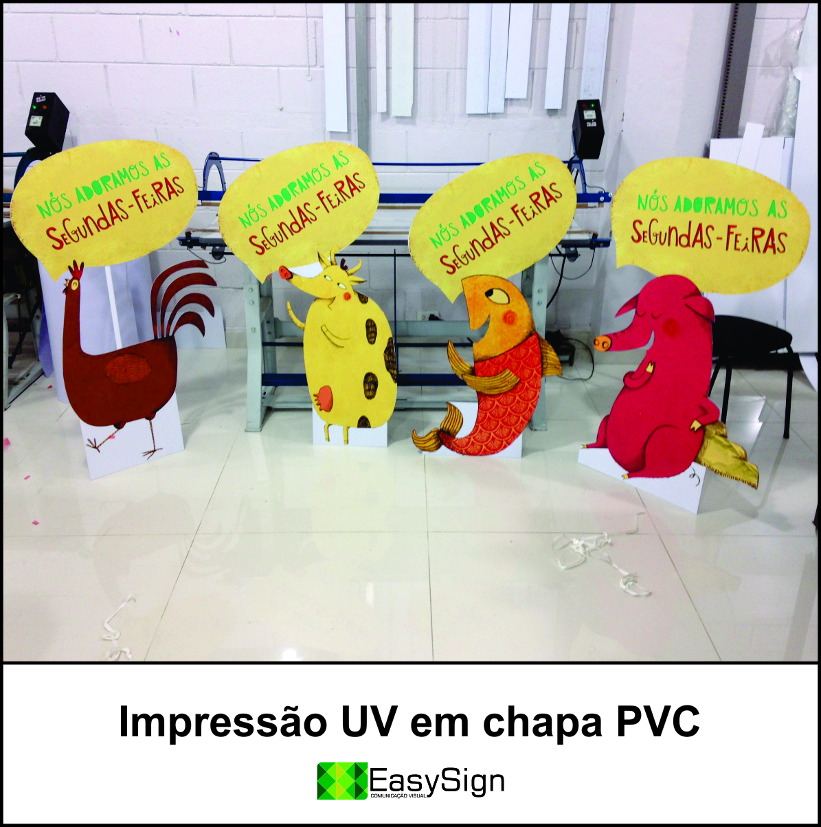 Impressão Digital UV em chapa PVC Expandido