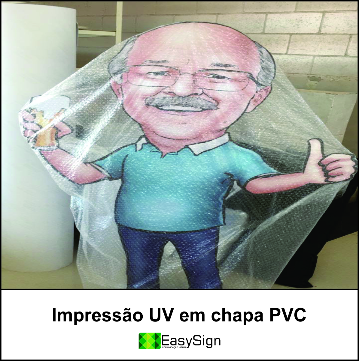 Impressão Digital UV em chapa PVC