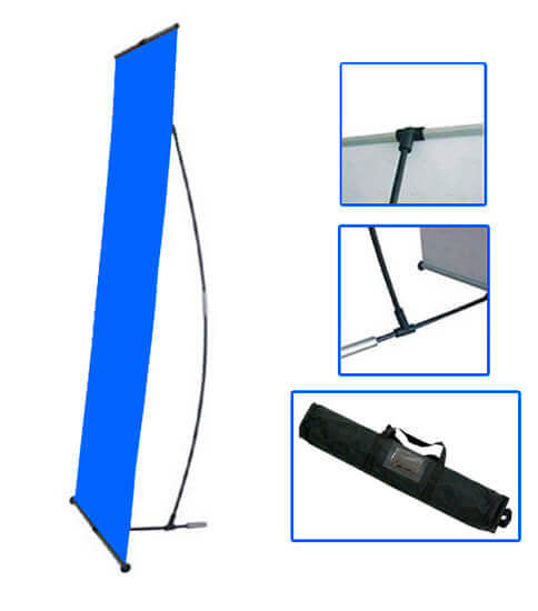 L-Banner Promocional Display Stand 2