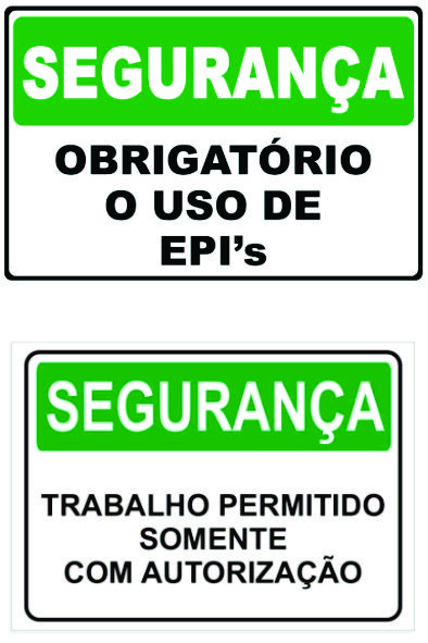 Placa de Segurança 1