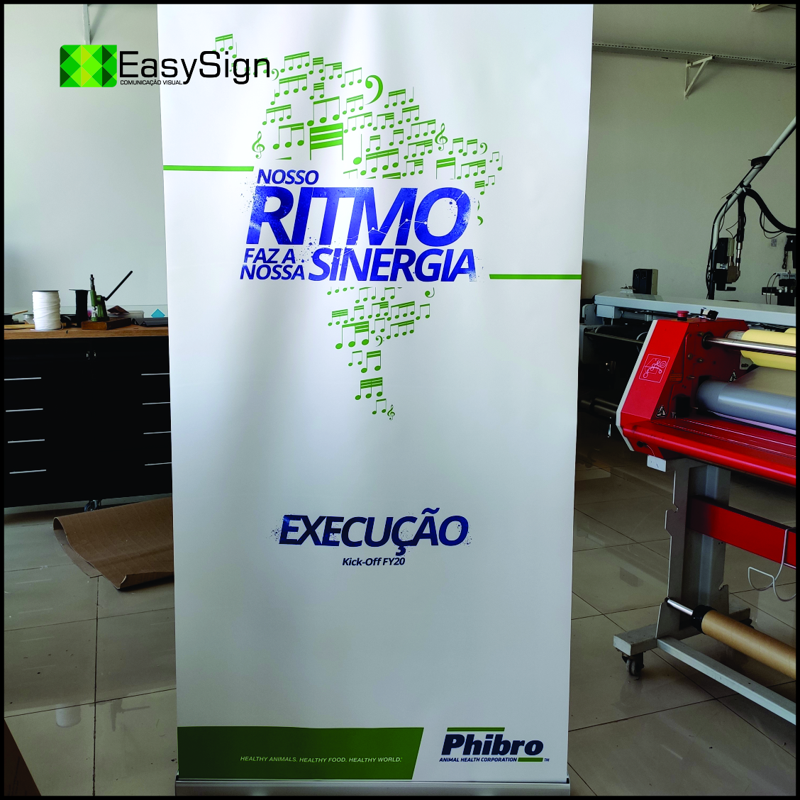 Suporte Banner Roll up Premium 1,00x2,00m