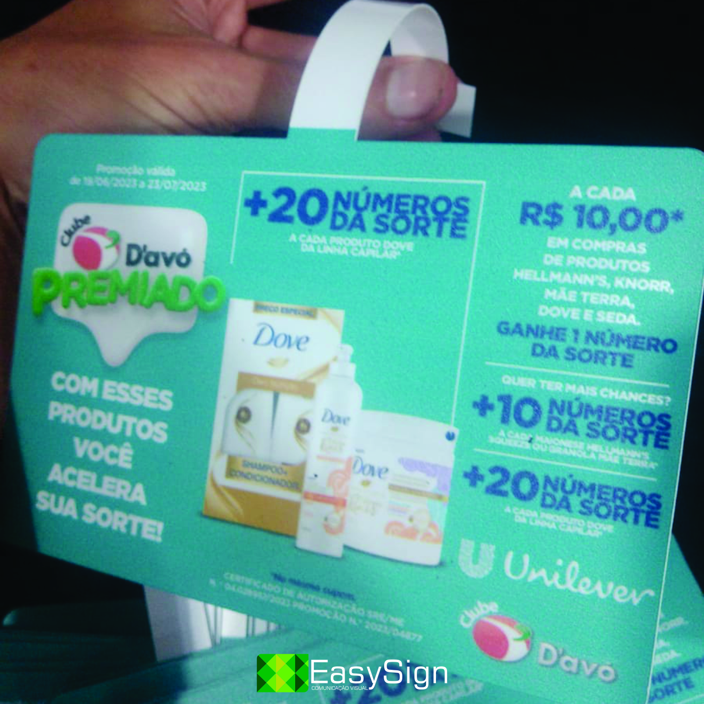 Wobbler Personalizado para PDV